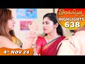 Ilakkiya Serial | EP 638 Highlights | 4th Nov 2024 | Shambhavy | Nandan | Sushma Nair