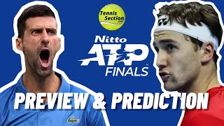 Novak Djokovic vs Casper Ruud - Match Preview & Prediction - 2022 ATP Finals
