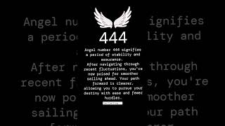 Angel Number | 444