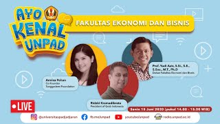 Talkshow Ayo Kenal Unpad 2020, Fakultas Ekonomi dan Bisnis