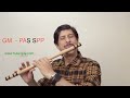 Raja Raja Chozhan - song with Notations -flute cover by k j vijay