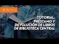 Préstamo y devolución de Libros de Biblioteca Central