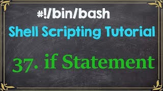 if Statement Shell Scripting Tutorial for Beginners-37
