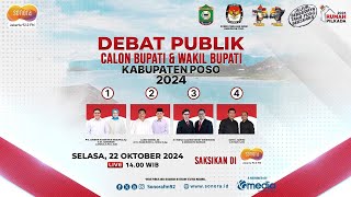 🔴[LIVE] Debat Publik Calon Bupati dan Wakil Bupati Kabupaten Poso 2024