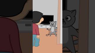 😱 📺 👹 Who turns on the TV in the dark? (FUNNY ANIMATION)