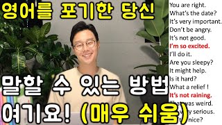 초보를 위한 세단어로 영어 말하기 #55강 (친절한 대학 정주행 608편)