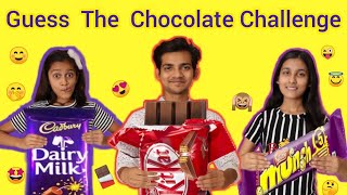 Guess the chocolate challenge with brother and sister || funny challenge