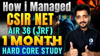 How I Cracked CSIR NET JRF Chemistry in 1 Month? - Complete Strategy!