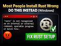 Most People Install Rust Wrong — Do This Instead (Windows) #rust