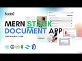 Build a Document Editor Like Google Docs Using MERN Stack | Step-by-Step Guide + Free Source Code