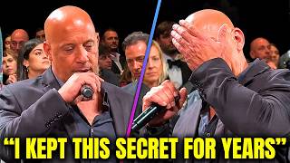 Vin Diesel Breaks Down In Tears And Reveals The Promise He Made To Paul Walker