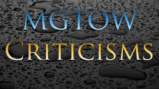 MGTOW Criticisms