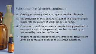 Substance Use and Addiction