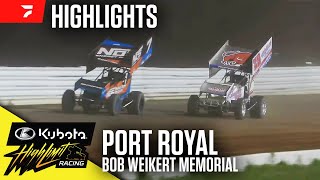 Bob Weikert Memorial | Kubota High Limit Racing at Port Royal Speedway 5/26/24 | Highlights