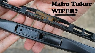 Cara Tukar Wiper Depan/Belakang Kereta Myvi! [Garage Man]