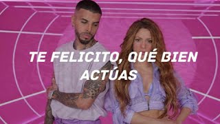 Shakira, Rauw Alejandro - Te Felicito [Letra + video official]
