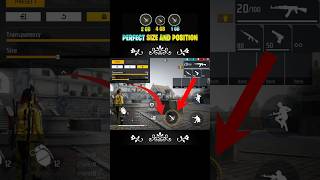 Best Fire Button Size & Position | Fire Button Size And Position | 4gb 6gb Ram Free Fire Setting