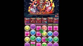 【パズドラ】スカーレット降臨！灼冥魔 絶地獄級 ラオウ 高速周回