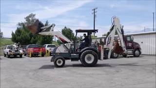 Terex Backhoe TX760 Operation