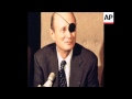 UPITN 16 11 78 FOREIGN MINISTER MOSHE DAYAN RETURNS FROM WASHINGTON HOLDS PRESS CONFERENCE