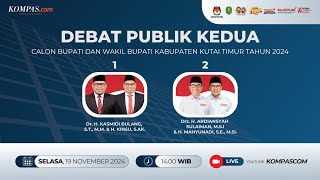 LIVE - Debat Publik Calon Bupati dan Wakil Bupati Kutai Timur 2024