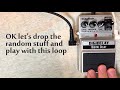 digitech digidelay glitch stutter and freeze demo loop mode