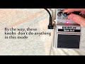 digitech digidelay glitch stutter and freeze demo loop mode