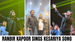 Ranbir Kapoor Sings Kesariya | Tu Jhooti Mai Makkaar Promotion