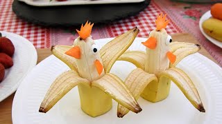 Art In FRUIT BANANA CARVING AND CUTTING TRICKS