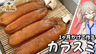 1ヶ月かけて作る西洋風カラスミとパスタ【VOICEVOX春日部つむぎ】