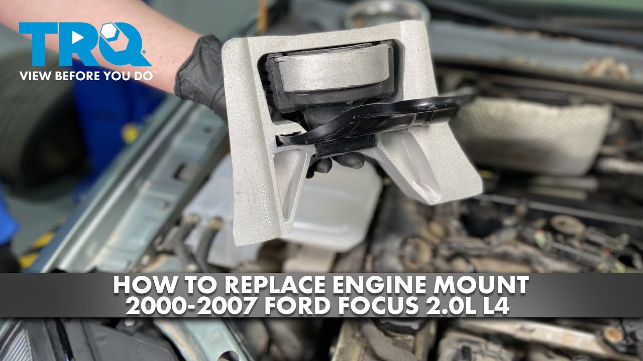 How To Replace Engine Mount 2000 2007 Ford Focus 2 0l L4 Youtube
