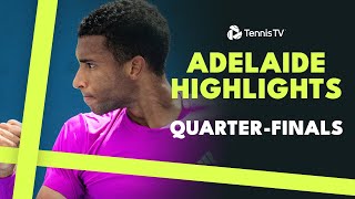 Auger-Aliassime Plays Giron; Paul \u0026 Kecmanovic In Action | Adelaide 2025 Highlights Quarter-Finals