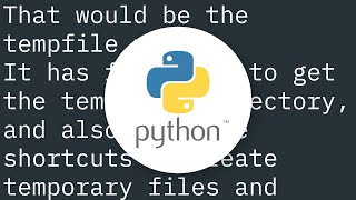 Cross-platform way of getting temp directory in Python