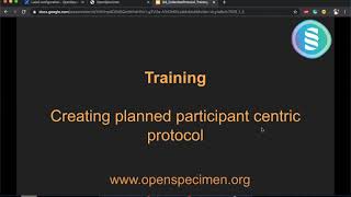 OpenSpecimen Training: Collection Protocol Module