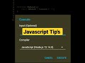 javascript tutorial | javascript tips #shorts #html #javascript