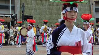 盛岡さんさ踊り20170804　滝の広場でのさんさ踊り披露　山岸さんさ踊り保存会　ワイド視点版　パート１