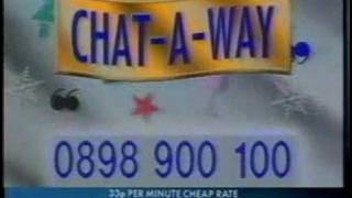 0898 Chat-away Live Chat - 1980's UK Advert