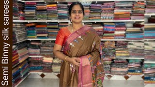 Semi Binny silk sarees | Apavaranam| 11 January 2025 ￼