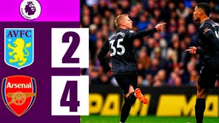Aston villa vs Arsenal (2-4) Extended Highlights 2023