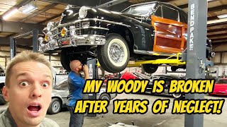 Everything that's broken on my 1946 Chrysler Town & Country after it sat in a mu