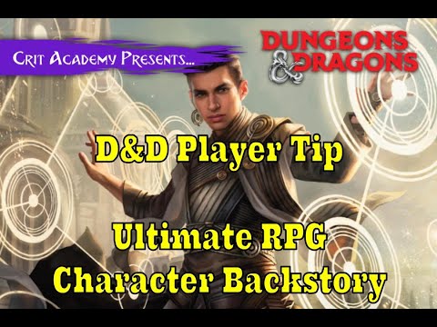 D&D Player's Tip Ultimate RPG Character Backstory Guide Promo 1 Minute D&D Player's Tips