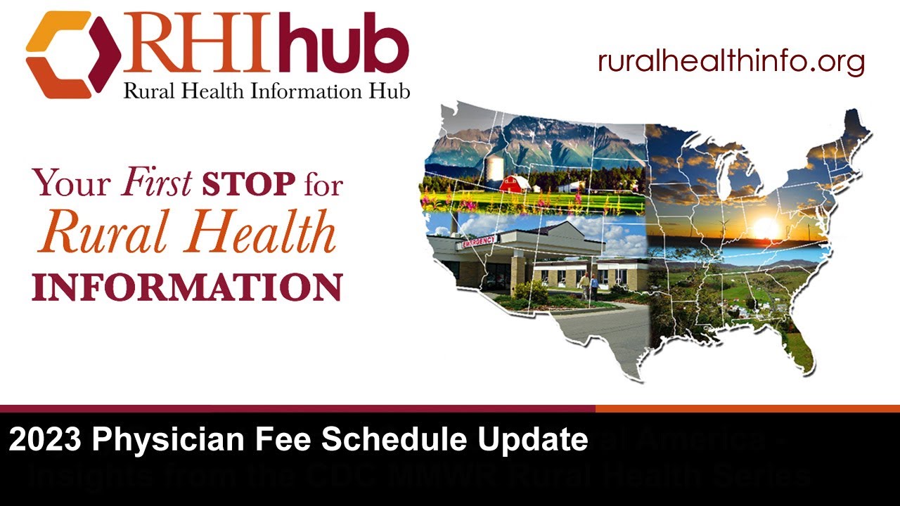 2023 Physician Fee Schedule Update - YouTube