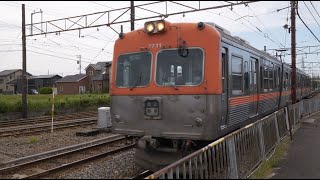 北陸鉄道石川線 超広角車窓 （7700系運行） 進行右側 鶴来～野町【4K60P】