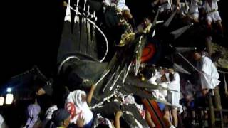 2010 大牟田大蛇山祭り 2日目 三池藩大蛇山の目玉争奪戦