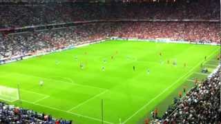 Second half view from Allianz Arena for Chelsea - Bayern Munich 2012 Champions League final