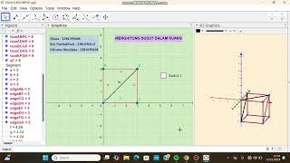 Menghitung Sudut dalam Ruang pada Aplikasi Geogebra