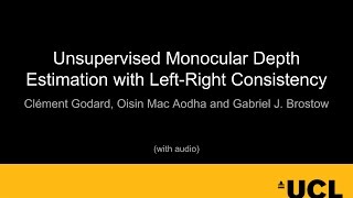 Unsupervised Monocular Depth Estimation with Left-Right Consistency