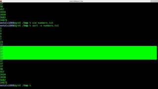 Sorting Number is the Linux Shell Script Tutorial