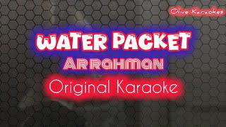 water packet | Karaoke with Lyrics | ARRahman | Raayan | Dhanush | Olive Musics