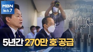 5년간 270만 호 공급…민간 도심개발도 '용적률 500%' [MBN 뉴스7]